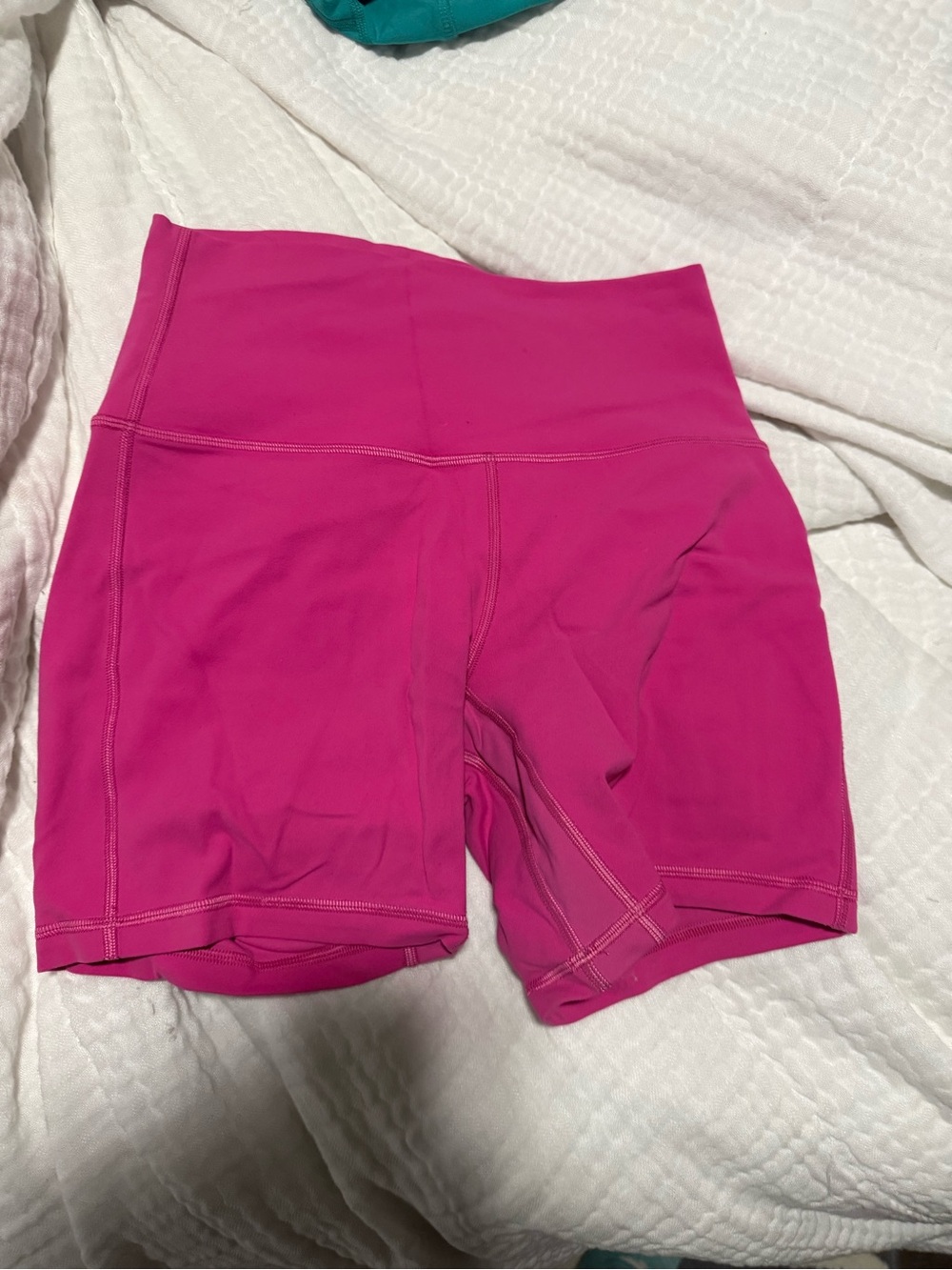 lululemon athletica Hot Pink High-Rise Bike Shorts